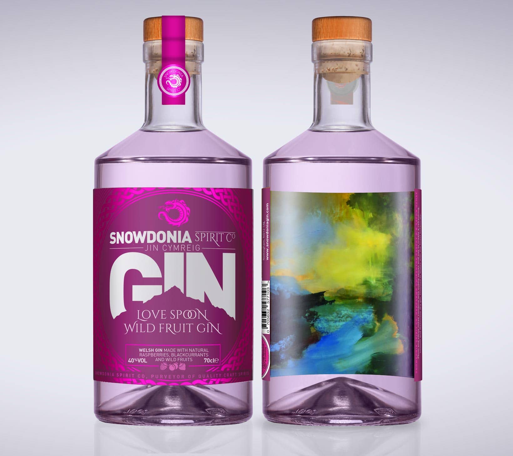 Snowdonia Spirit Co, Love Spoon, Wild Fruit Gin 70cl 40% VOL - Snowdonia  Spirit Co